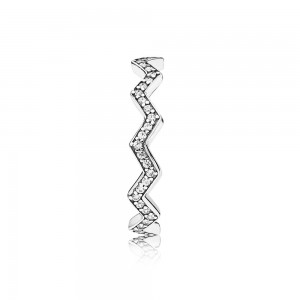 Pandora Ring Shimme Zigzag Clear CZ
