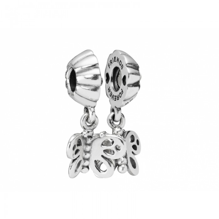 Pandora Charm Best Friends Forever Butterfly Two Part
