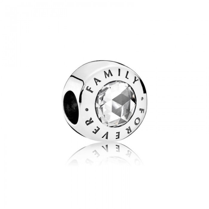 Pandora Charm Family Forever Clear CZ