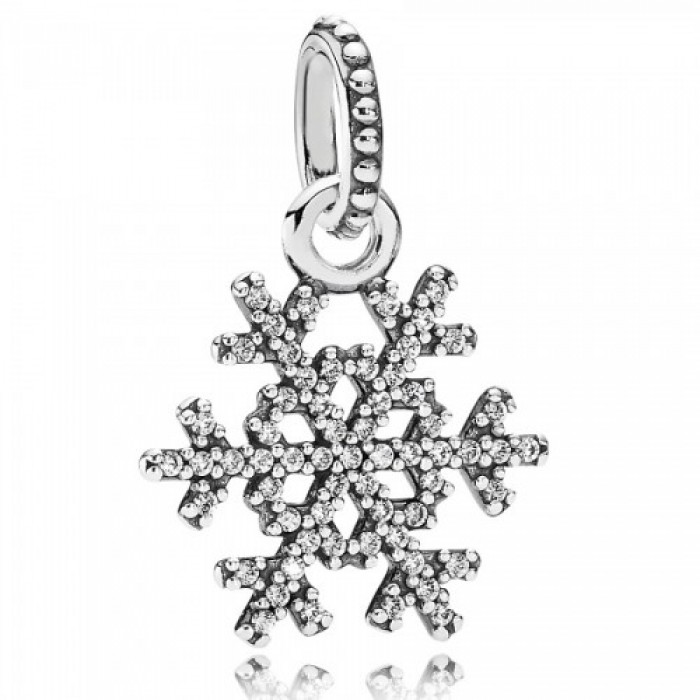 Pandora Necklace Snowflake Christmas Pendant G8687