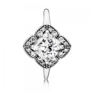 Pandora Ring Crystallised Floral Fancy