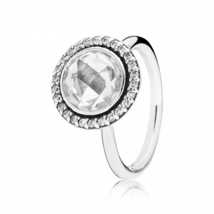 Pandora Ring Faceted Sterling Silver