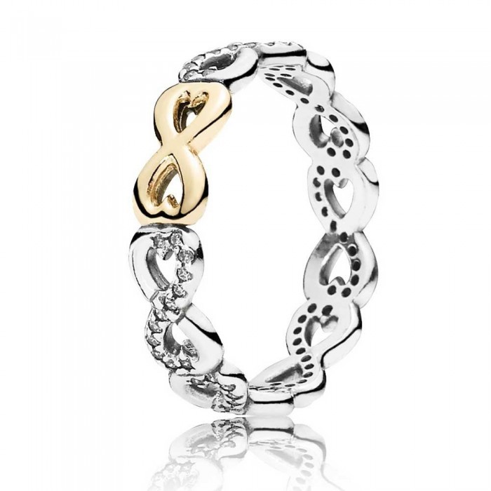 Pandora Ring Finite Love Gold