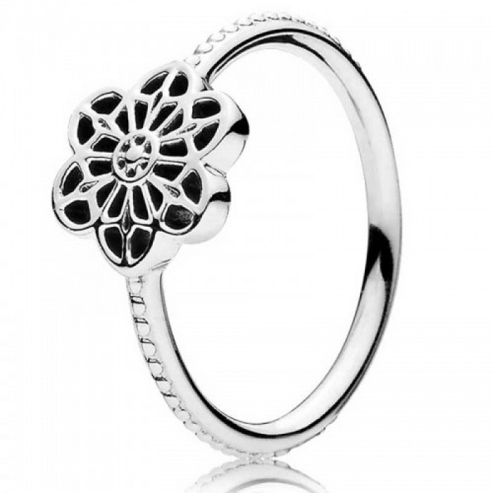 Pandora Ring Floral Daisy Lace Floral